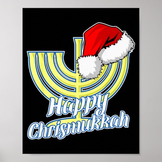 Happy Christmukkah Hanukkah Christmas  Poster (Voorkant)