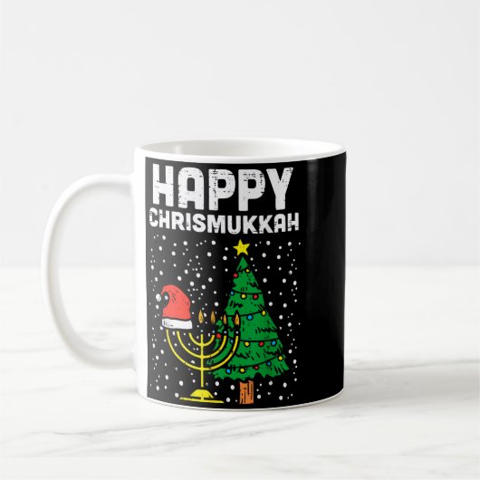 Happy Christmukkah Jewish Christmas Hanukkah Chanu Koffiemok (Links)