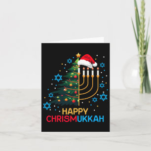 Happy Christmukkah Merry Christmas Chanoeka Joods Kaart