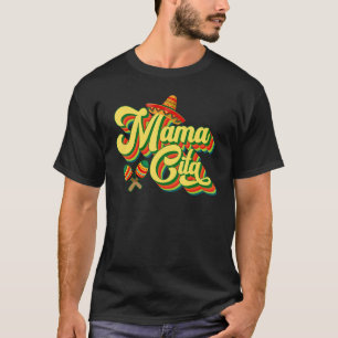 Happy Cinco De Mayo Mamacita Sombrero Cucharas T-shirt
