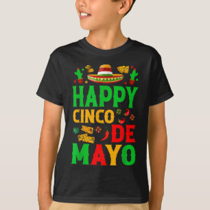Happy Cinco De Mayo Mexicaanse Fiesta Squad 5 De M T-shirt