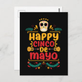 Happy Cinco De Mayo Mexican Fiesta Briefkaart (Voorkant / Achterkant)