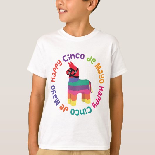 Happy Cinco De Mayo T-shirt (Voorkant)