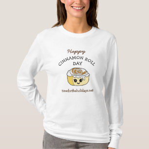 Happy Cinnamon Roll Day 4 oktober T-shirt