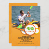 Happy Circles Photo Invitation (Devant / Derrière)