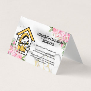 Happy Cleaner   zeep   Bloemen Visitekaartjes