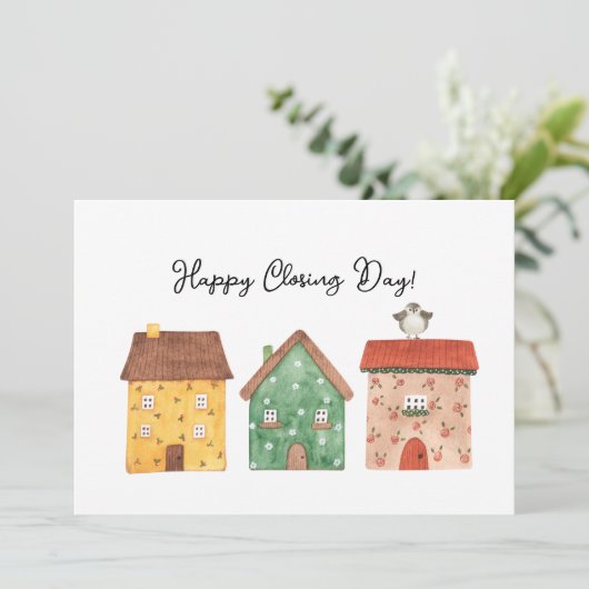 Happy Closing Day Real Estate Client Appreciation (Staand voorkant)