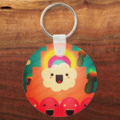 Happy Cloud Sleutelhanger (Voorkant)
