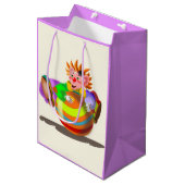 Happy Clown Gift Bag Medium Cadeauzakje (Voorkant Gekanteld)