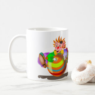 Happy Clown Mug Circus - Votre couleur - Texte