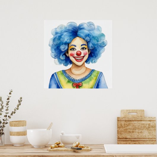 Happy Clown Poster (Keuken)