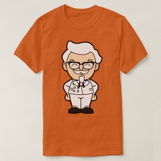 Happy Colonel Sanders T-shirt (Design voorkant)