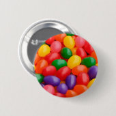 HAPPY COLORFUL JELLYBEAN BUTTON (Voorkant /achterkant)