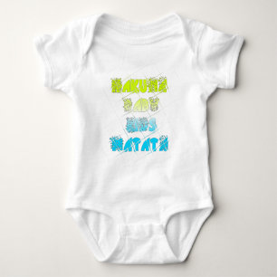 Happy Colors Hakuna Matata Hakunamatata Gift sterr Romper