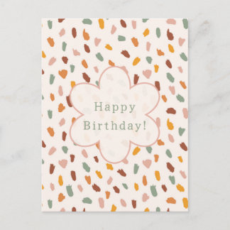 Happy Colourful Happy Birthday Card. Briefkaart