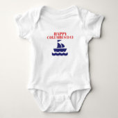 Happy Columbus Day 1492 Romper (Voorkant)
