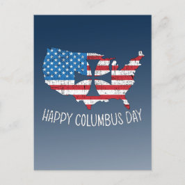 Happy Columbus Day Briefkaart