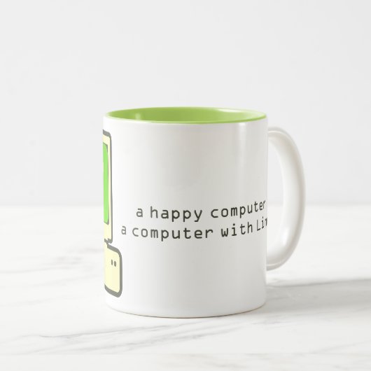 happy computer mug (Devant droit)
