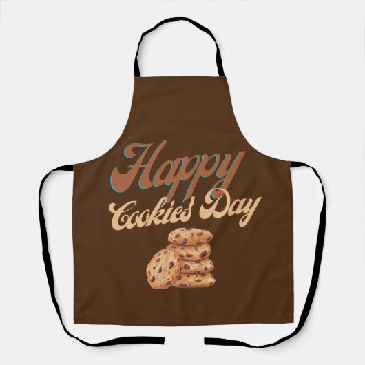 Happy Cookies Day, National Cookie Day Schort (Voorkant)