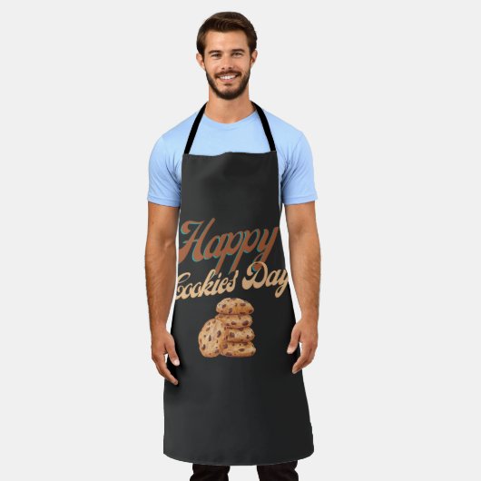 Happy Cookies Day, National Cookie Day Schort (Gedragen)
