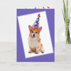 Happy Corgi Birthday Kaart