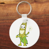 Happy Corn Sleutelhanger (Voorkant)
