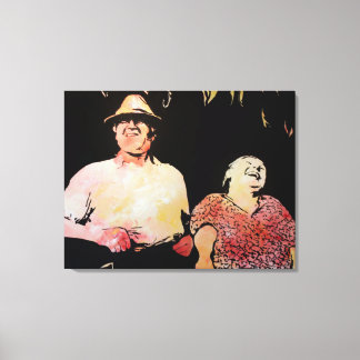 Happy Couple Canvas Afdruk