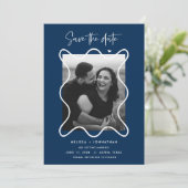 Happy Couple Enregistrer la date faire-part mariag (Debout devant)