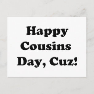 Happy Cousins Day Briefkaart