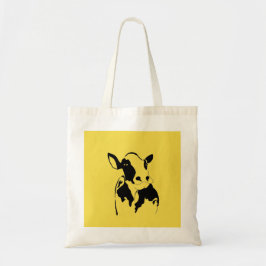 Happy Cow Grocery Bag Tote Bag