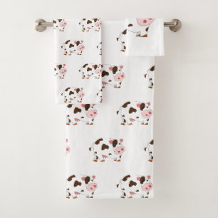 Happy Cows Bath Towels - Uw kleur Bad Handdoek