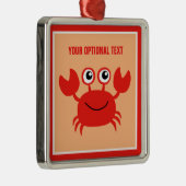 Happy Crab aangepast ornament (Rechts)