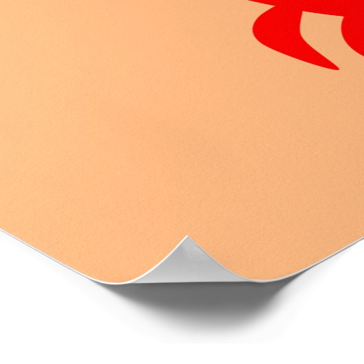 Happy Crab, aangepaste naam poster (Hoek)