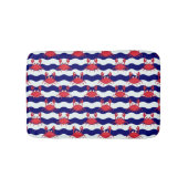 Happy Crabs Pattern Badmat (Voorkant)