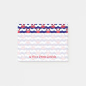 Happy Crabs Pattern | Jouw namen toevoegen Post-it® Notes (Voorkant)