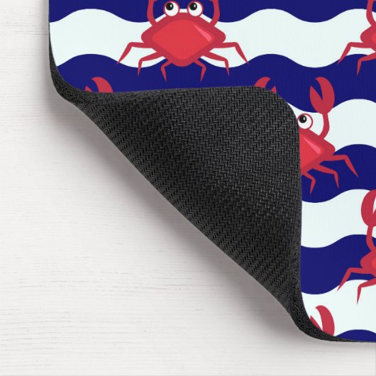 Happy Crabs Pattern Muismat (Hoek)