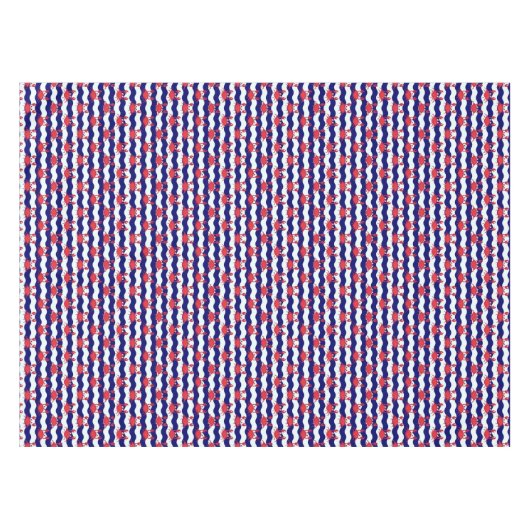 Happy Crabs Pattern Tafelkleed (Voorkant (Horizontaal))