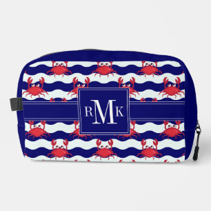 Happy Crabs Pattern Toilettasje