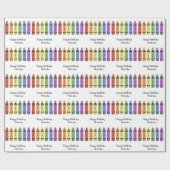 Happy Crayons Cadeaupapier (Vlak)