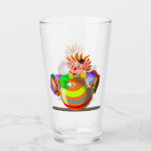 Happy Crazy Clown Glas (Voorkant)