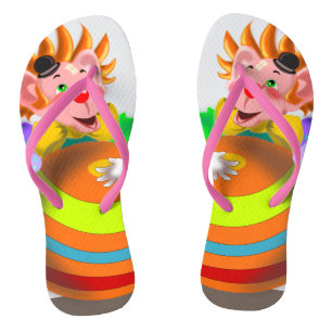 Happy Crazy Clown Teenslippers