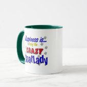Happy Crazy Goatlady Mugs (Devant gauche)
