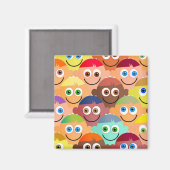 Happy Crowd Magneet (Voorkant / Achterkant)