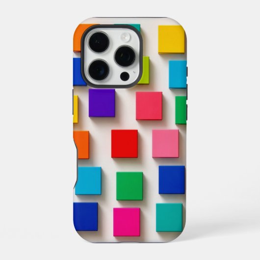 Happy Cube iPhone Hoesje (Achterkant)