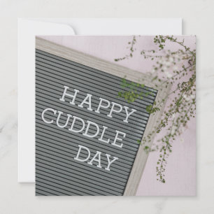 Happy Cuddle Day (Warm Hugs en Loving Snuggles) Kaart