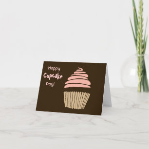 Happy Cupcake Day Birthday-kaart Kaart