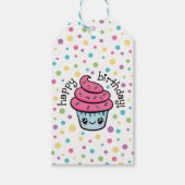 Happy Cupcake étiquettes cadeaux (Devant)