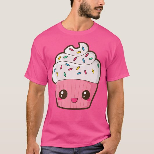Happy Cupcake T-shirt (Voorkant)