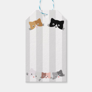 Happy Curious Kittens Cadeaulabel