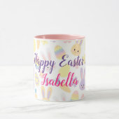 Happy Customize Easter Paars Rabbit Mok (Midden)